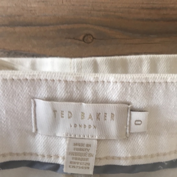 Ted Baker Cream/Off White A-line Skirt, Size 0 - Picture 4 of 4